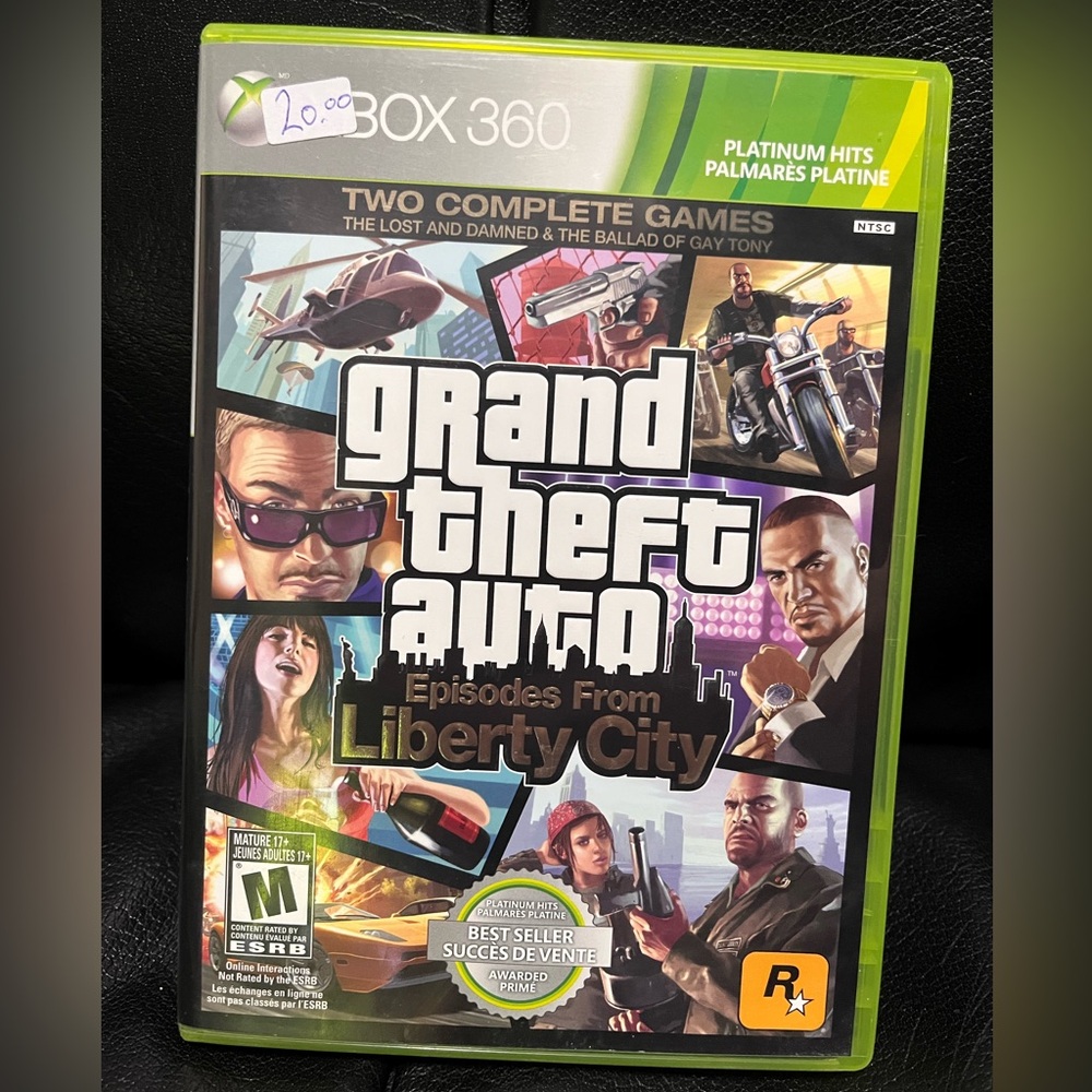 Microsoft Green and Black Xbox 360 Video Games Collection